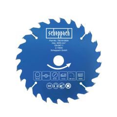 Scheppach Pilový kotouč TCT ( 165 x 20 x 1,6 mm, 24 Z ) pro BC-HCS165-X / C-HCS165-X