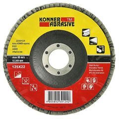 Lamelový kotouč AluOxide D22 125x22mm, G100