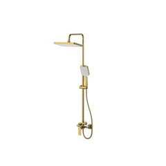 Sprchový sloup s baterií MIXXUS PREMIUM ALEX 003J BRUSHED GOLD | ALEX 003J BRUSHED GOLD Procraft