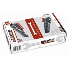 Kreator KRT500002 Sada oboustranných otevřených klíčů 6-22mm - 8ks