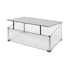 Pařeniště Greenhouse, Alu, PC, 100x60x40/30 cm