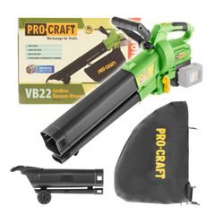 Aku fukar/vysavač listí Procraft VB22 (bez baterie a nabíječky) | VB22-BB Procraft