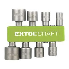 EXTOL CRAFT hlavice nástrčné do vrtačky, sada 8ks, 5-13mm, 10213