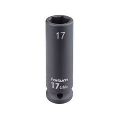 FORTUM hlavice nástrčná rázová 1/2", 17mm, L 78mm, CrMoV, 4703217