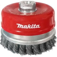 Makita P-04472 - Miskový kartáč z ocelového drátu-splétaný drát 100mm