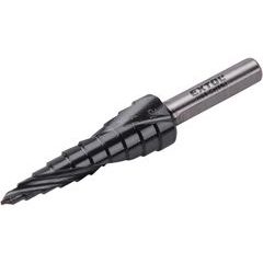 EXTOL INDUSTRIAL vrták stupňovitý s lamačem třísek, O 3-12mm/po 1mm, HSS-Co, 8701190