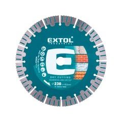 EXTOL INDUSTRIAL kotouč diamantový řezný segmentový Long Life Cut, suché řezání, O 230x22,2x2,3mm, 8703038