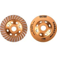 EXTOL INDUSTRIAL kotouč diamantový brusný lamelový, O 115x22,2mm, 8703101