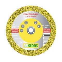 125 x 2,5 x 22,2 A24 PLUS T-BF METAL KEDAS ocel