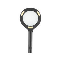EXTOL LIGHT lupa se světlem 80lm, 3x zvětšení, 3x0,5W COB LED, 43159