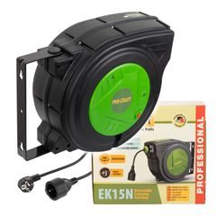Samonavíjecí prodlužovací kabel, buben Procraft EK15N | EK15N Procraft