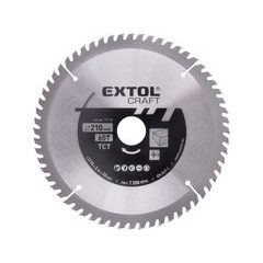 EXTOL CRAFT kotouč pilový s SK plátky, O 210x2,4x30mm, 60T, 19110