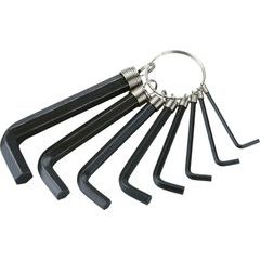 EXTOL CRAFT L-klíče IMBUS, sada 8ks, 2-10mm, 6610