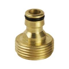 EXTOL PREMIUM adaptér vnější zavit, 3/4", MOSAZ, 8876031