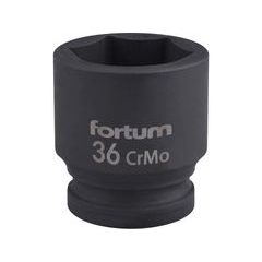 FORTUM hlavice nástrčná rázová 3/4", 36mm, L 57mm, CrMoV, 4703036