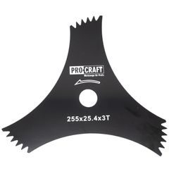 Nůž křovinořezu (D255*25.4) 3T (DRAGON) PROCRAFT | H-3T/D Procraft