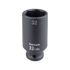 FORTUM hlavice nástrčná rázová 1/2", 32mm, L 78mm, CrMoV, 4703232