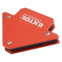 EXTOL PREMIUM magnet-úhelník svařovací, 45°-90°-135°, nosnost do 11kg, 8815183