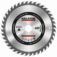 Kreator KRT020407 Pilový kotouč na dřevo 150mm, 40T