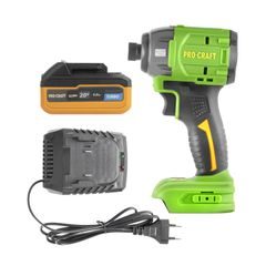 Sada aku rázový utahovák PS22bb, baterie 20/4 Turbo a nabíječka 20/1 | SPS22bb/20-4Turbo/20-1 Procraft