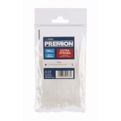 Premion PREP00025 Stahovací pásky bílé 2,5 x 100mm 100ks