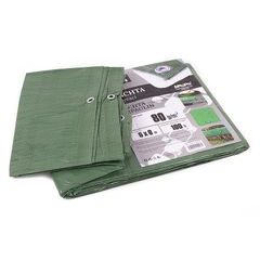 Plachta 80g ZELENÁ 6x8m
