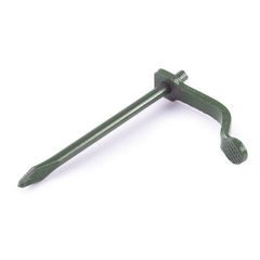 Skoba zednická kulatá 10/200mm, zelená