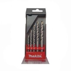 Makita D-05175 - sada vrtáků s válcovou stopkou do zdiva 5 ks v plastové krabičce