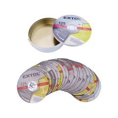 EXTOL CRAFT kotouč řezný na kov 20ks, O 125x1,0x22,2mm, 106903