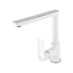 Dřezová baterie MIXXUS PREMIUM ALEX 018 (NUT) WHITE-CHROME, bílý-chrom | ALEX 018 (NUT) WHITE-CHROME Procraft