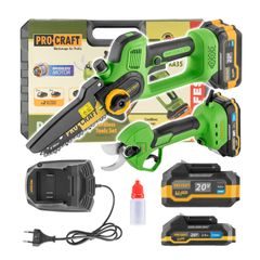 Sada aku ruční pilka PKA35Li a nůžky na větve ES25Li Procraft PA168SET | PA168SET Procraft