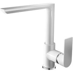 Dřezová baterie MIXXUS PREMIUM ALEX 018 (NUT) WHITE-CHROME, bílý-chrom | ALEX 018 (NUT) WHITE-CHROME Procraft
