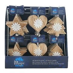 Ozdoba MagicHome XO086X, 3 druhy, 72ks v balení, na kovovém stojanu /cena za 1 kus/