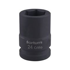 FORTUM hlavice nástrčná rázová 3/4", 24mm, L 52mm, CrMoV, 4703024