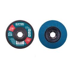 EXTOL INDUSTRIAL kotouč lamelový šikmý zirkonový, O 125mm, P100, 8803430