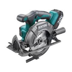 EXTOL INDUSTRIAL pila kotoučová aku SHARE20V, 165mm, BRUSHLESS, 20V Li-ion, 2Ah, 8791822