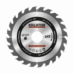 Kreator KRT020408 Pilový kotouč na dřevo 160mm, 24T