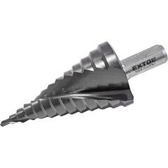 EXTOL INDUSTRIAL vrták stupňovitý s lamačem třísek, O 4-39mm/po 3mm, HSS-Co, 8701195