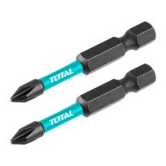 Total Nározové šroubovací bity, S2, PH2, 50mm, industrial, TACIM71PH250