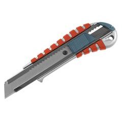 EXTOL PREMIUM nůž ulamovací kovový s kovovou výztuhou, 18mm, Auto-lock, 8855012
