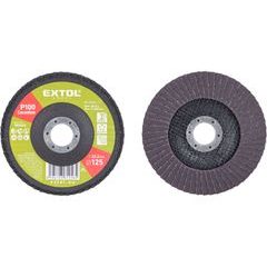 EXTOL CRAFT kotouč lamelový šikmý korundový, O125mm, P100, 903315