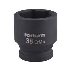 FORTUM hlavice nástrčná rázová 3/4", 38mm, L 57mm, CrMoV, 4703038