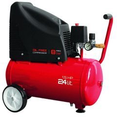 Elektrický kompresor bezolejový OF1524, 1100W, 24l