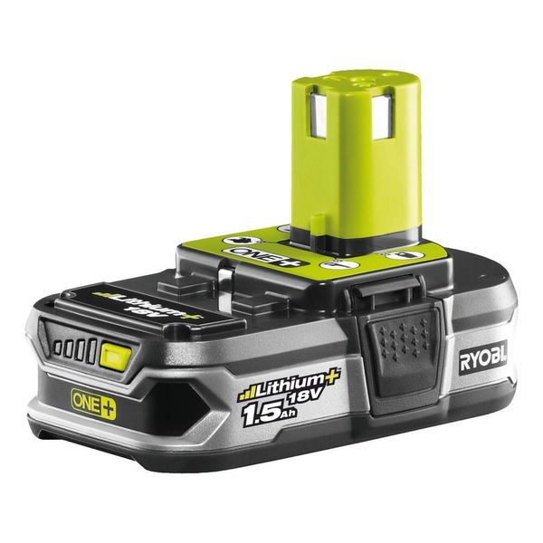 RYOBI RB18L15 18 V LITHIUM IONTOVÁ BATERIE 1,5 AH ONE+ - AKU RYOBI ONE+{% if zbozi.kategorie.adresa_nazvy[0] != zbozi.kategorie.nazev %} - AKU NÁŘADÍ{% endif %}