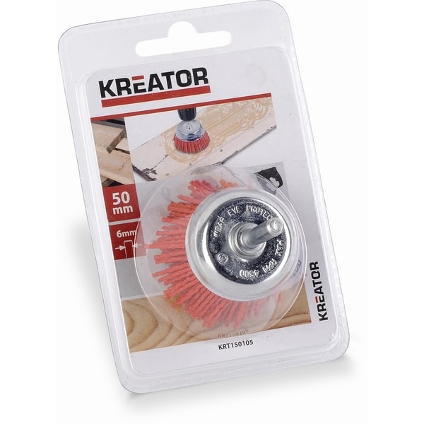 KREATOR KRT150105 BRUSNÝ NYLONOVÝ KARTÁČ 50MM - KARTÁČE NA VRTAČKU{% if zbozi.kategorie.adresa_nazvy[0] != zbozi.kategorie.nazev %} - PŘÍSLUŠENSTVÍ{% endif %}