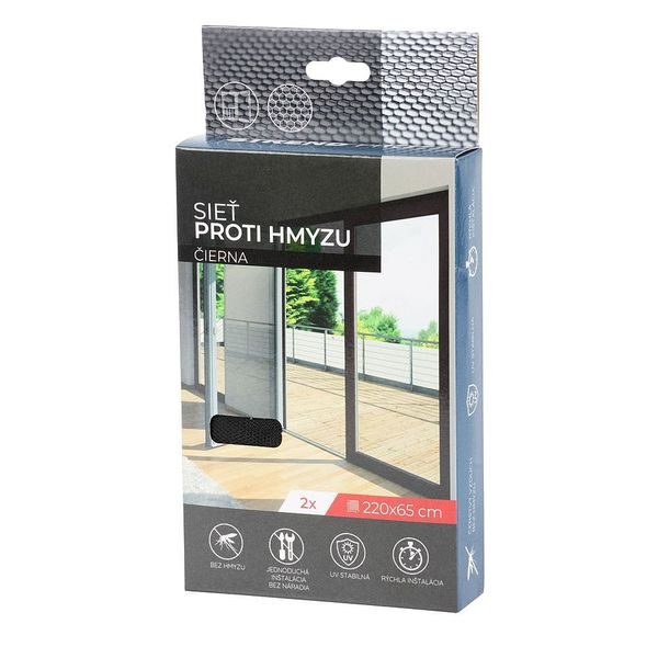 SÍŤ PROTI HMYZU NA SUCHÝ ZIP FLYSCREEN2 220X65CM ČERNÁ - DOPLŇKY A VYCHYTÁVKY{% if zbozi.kategorie.adresa_nazvy[0] != zbozi.kategorie.nazev %} - DŮM A DOMÁCNOST, ELEKTRO..{% endif %}