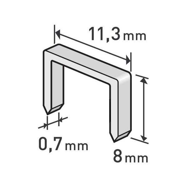 EXTOL PREMIUM SPONY, BALENÍ 1000KS, 8MM, 11,3X0,52X0,70MM, 8852502 - SPONY DO SPONKOVAČKY{% if zbozi.kategorie.adresa_nazvy[0] != zbozi.kategorie.nazev %} - PŘÍSLUŠENSTVÍ{% endif %}