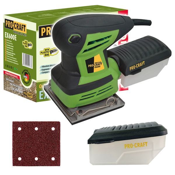 EXCENTRICKÁ BRUSKA PROCRAFT EX600E | EX600E PROCRAFT - EXCENTRICKÉ BRUSKY{% if zbozi.kategorie.adresa_nazvy[0] != zbozi.kategorie.nazev %} - ELEKTRICKÉ NÁŘADÍ{% endif %}