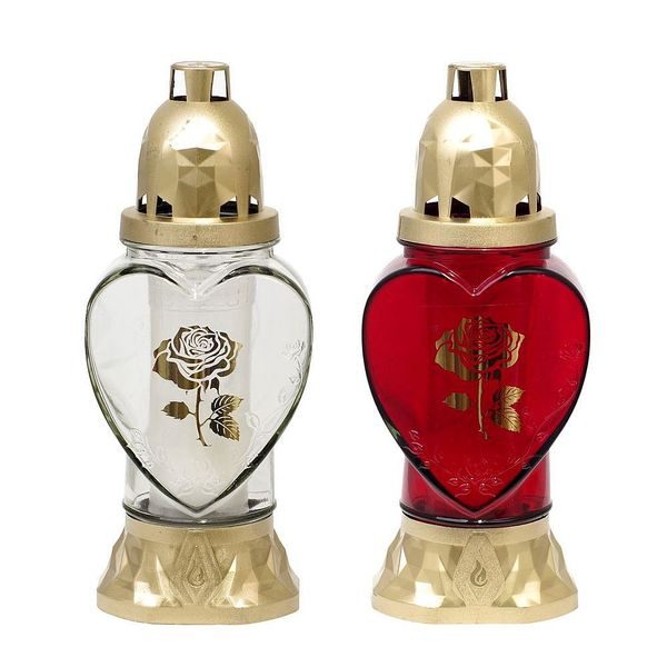 KAHAN ROSE, POZLACENÉ SKLO, MIX VZORŮ, 25,5CM, 28H - SVÍČKY, SVÍCNY A JINÉ{% if zbozi.kategorie.adresa_nazvy[0] != zbozi.kategorie.nazev %} - DŮM A DOMÁCNOST, ELEKTRO..{% endif %}