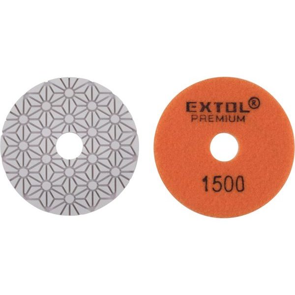 EXTOL PREMIUM KOTOUČ DIAMANTOVÝ LEŠTÍCÍ NA OBKLADY, O100MM, P1500, SUCHÝ ZIP, 8803098 - DIAMANTOVÉ LEŠTÍCÍ KOTOUČE{% if zbozi.kategorie.adresa_nazvy[0] != zbozi.kategorie.nazev %} - PŘÍSLUŠENSTVÍ{% endif %}